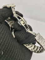 Audemars Piguet (AP) Silver Watch with Silver Dial & Date Adjust