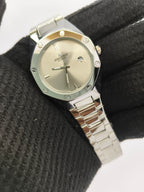 Audemars Piguet (AP) Silver Watch with Silver Dial & Date Adjust