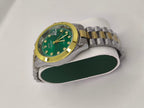 Rolex Golden Silver With Green Dial SEMI AUTO