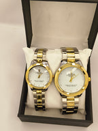 Rolex Gold and Silver-toned Stainless Steel Couple Watch