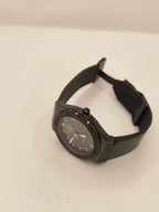 TIMAS Classic Quartz Wristwatch – Green Dial with Leather Strap