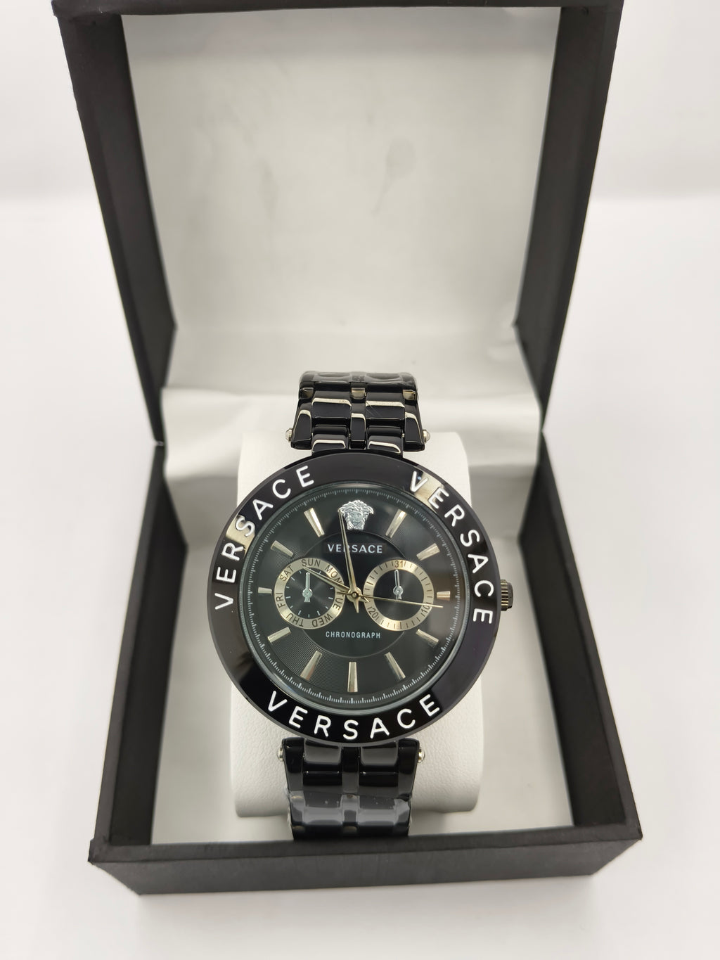 Versace Chronograph Black Dial Men’s Watch