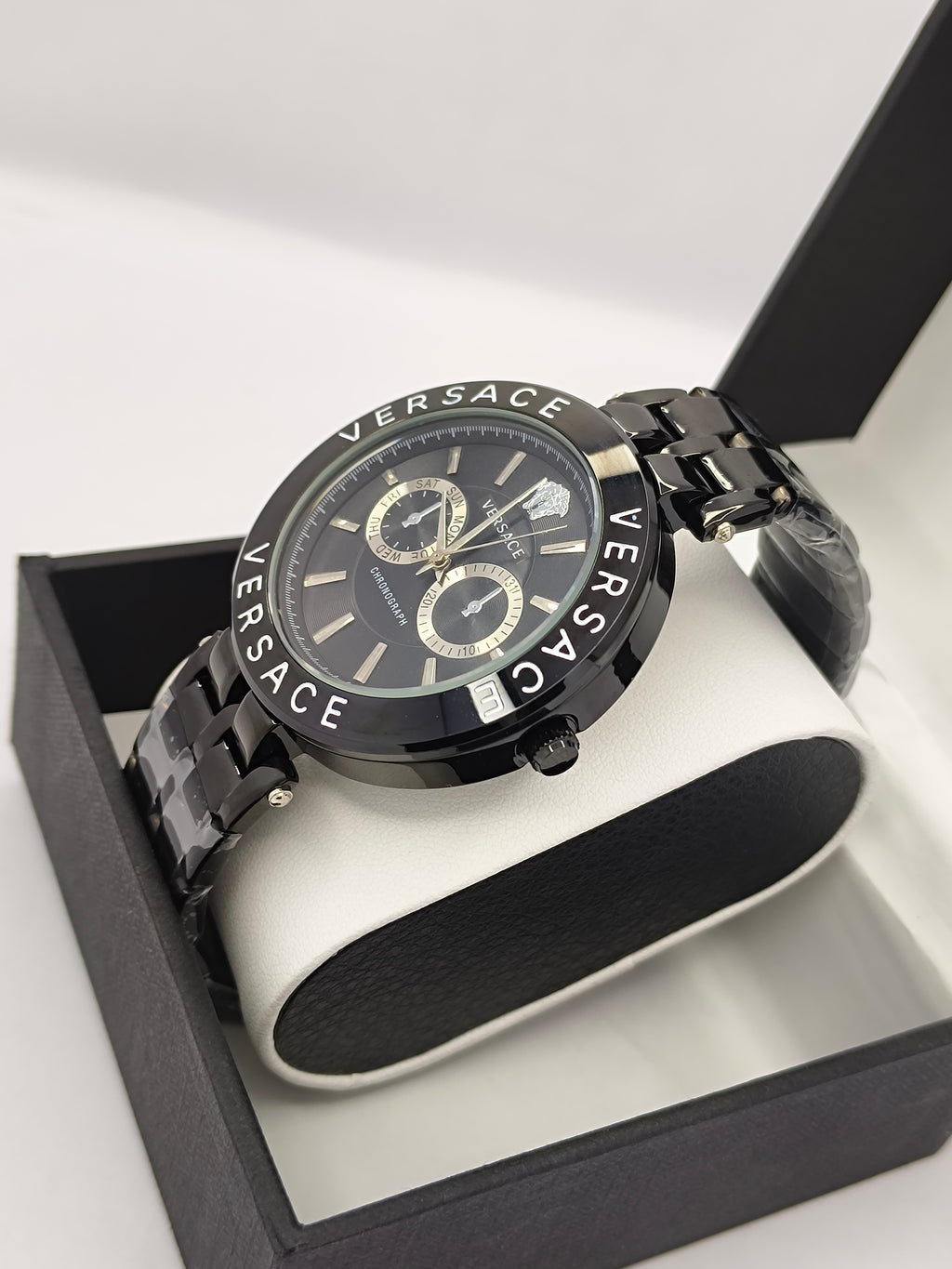 Versace Chronograph Black Dial Men’s Watch