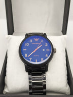 Emporio Armani Quartz Men’s Watch – Black Dial