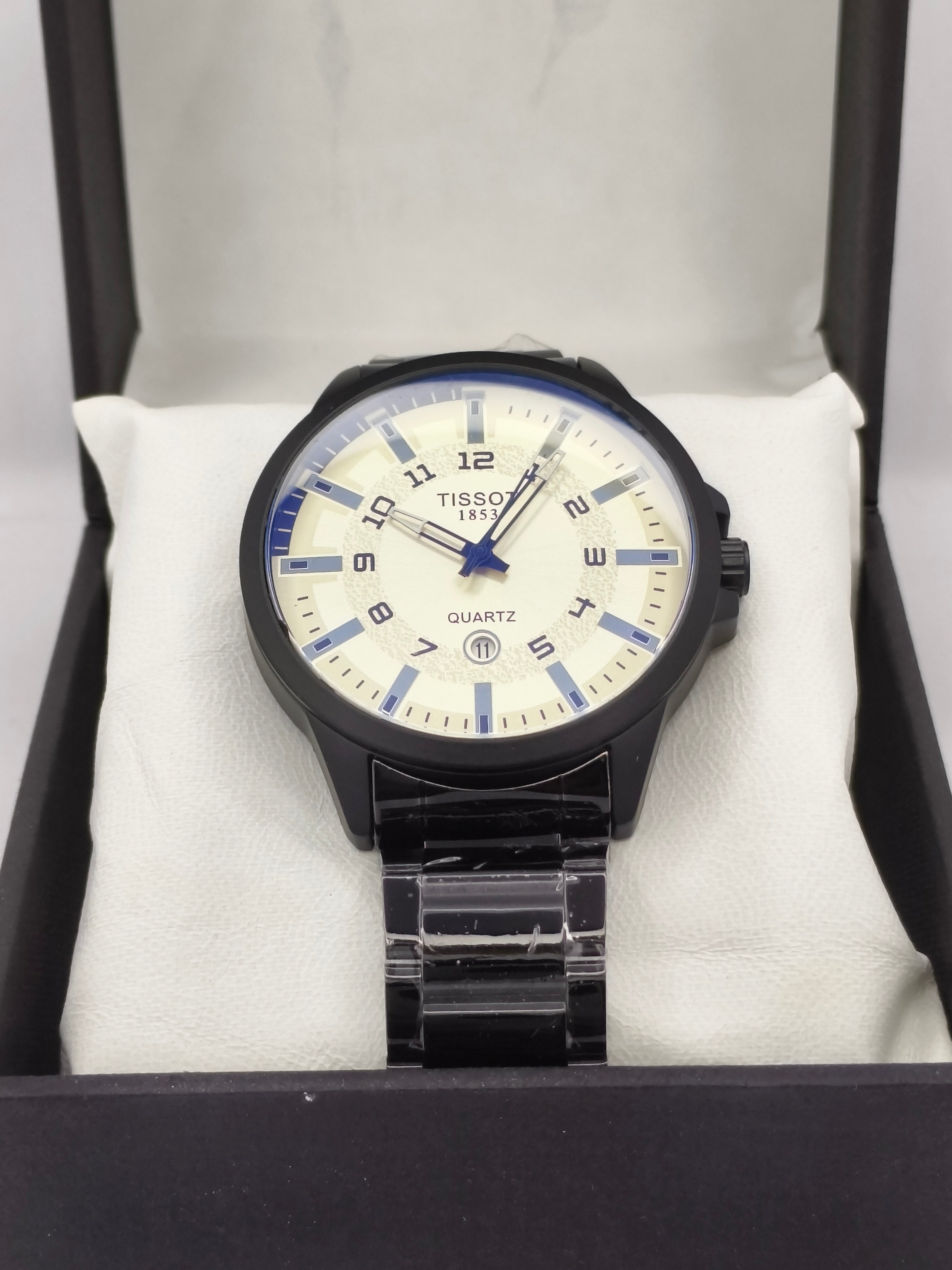 Tissot Quartz Men’s Watch – Classic White Dial