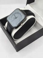 Tomi Face Gear Blue Dial Quartz Watch
